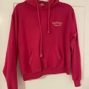 hollister pink sweatshirt
